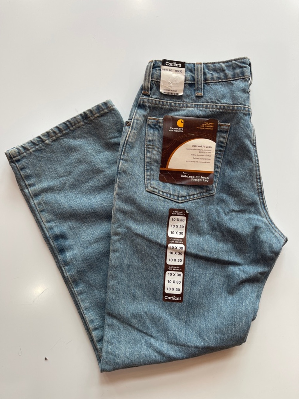 Carhartt for Women Relaxed Fit Straight Leg 
10X30 NWT